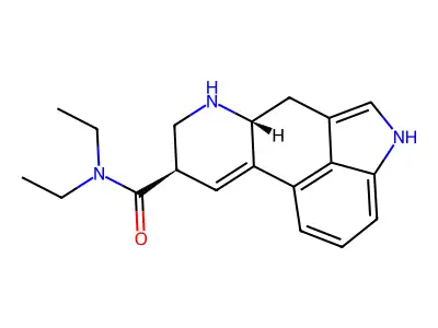 N-去甲麦角酸乙二酰胺 structure