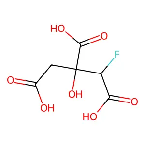 氟柠檬酸盐 structure