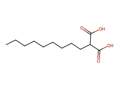 Propanedioic acid, nonyl- structure
