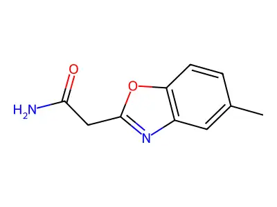 5-Methylbenzoxazole-2-acetamide structure