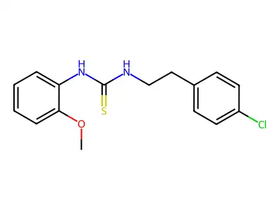 1-[2-(4-Chlorophenyl)ethyl]-3-(2-methoxyphenyl)thiourea structure