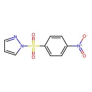 1-(4-Nitrophenyl)sulfonylpyrazole structure