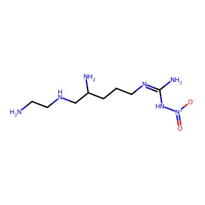 N-((4S)-4-Amino-5-((2-aminoethyl)amino)pentyl)-N'-nitroguanidine structure