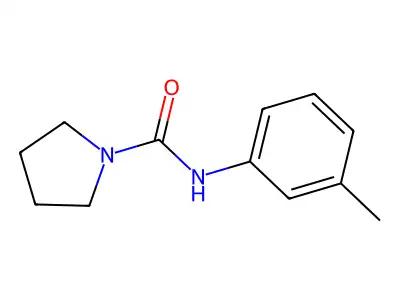 N-(3-methylphenyl)pyrrolidine-1-carboxamide structure