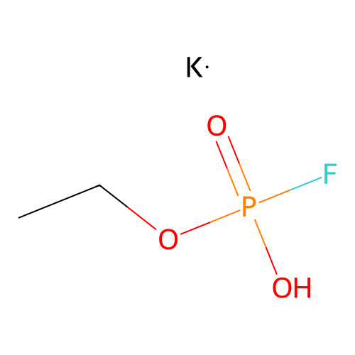 Potassium ethyl monofluorophosphate structure