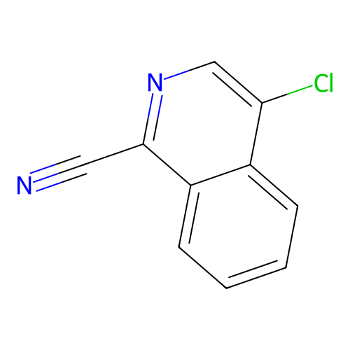 4-氯异喹啉-1-甲腈 structure