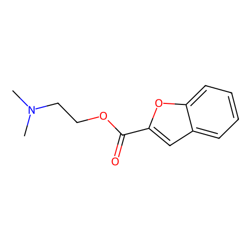 2-(Dimethylamino)ethyl 1-benzofuran-2-carboxylate structure