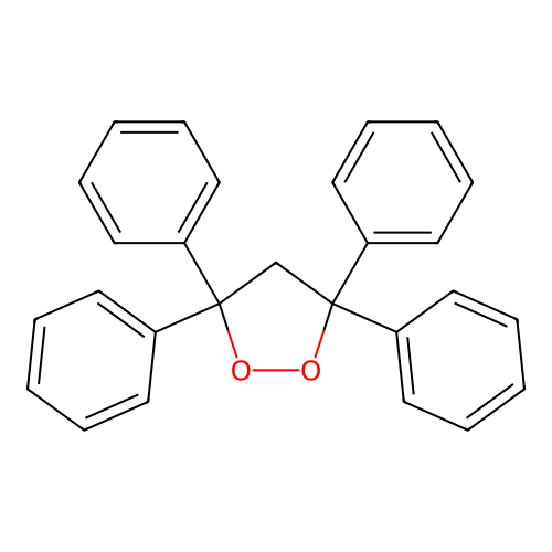 3,3,5,5-Tetraphenyldioxolane structure