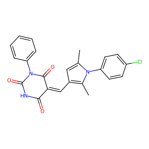 C23H18ClN3O3 structure