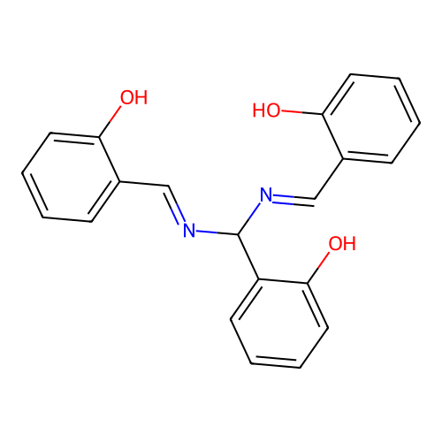2-[Bis[[(2-hydroxyphenyl)methylene]amino]methyl]phenol structure