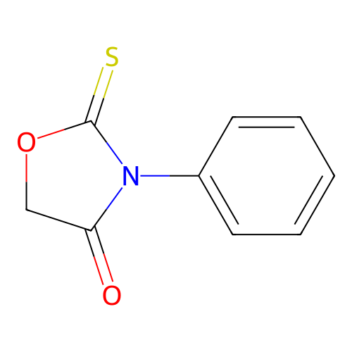 3-Phenyl-2-thioxo-oxazolidin-4-one structure