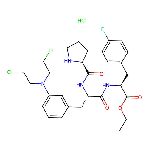 C29H37Cl2FN4O4.ClH structure