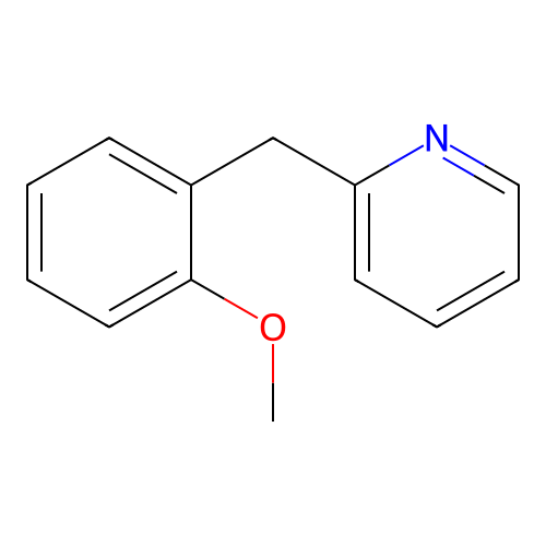 2-(o-Methoxybenzyl)pyridine structure