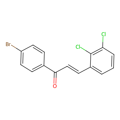 1-(4-Bromophenyl)-3-(2,3-dichlorophenyl)prop-2-en-1-one structure