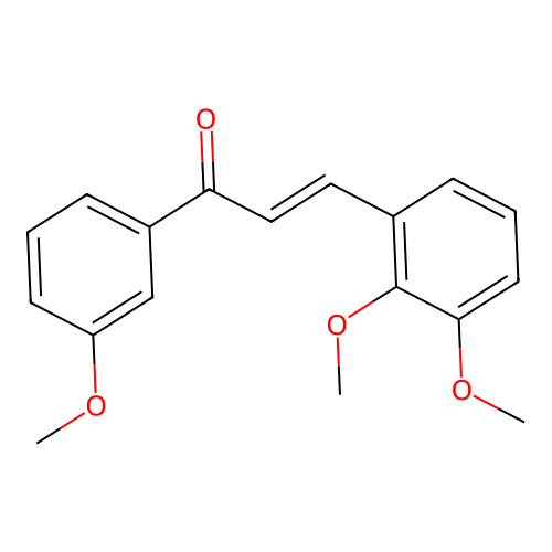 (2E)-3-(2,3-Dimethoxyphenyl)-1-(3-methoxyphenyl)prop-2-en-1-one structure