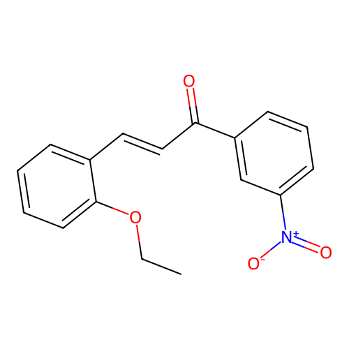 (2E)-3-(2-Ethoxyphenyl)-1-(3-nitrophenyl)prop-2-en-1-one structure