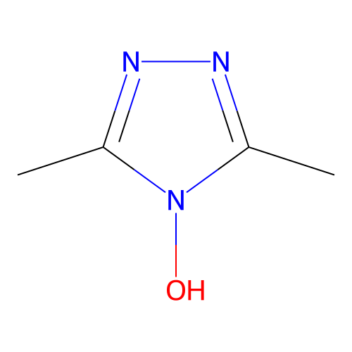 3,5-Dimethyl-4H-1,2,4-triazol-4-ol structure