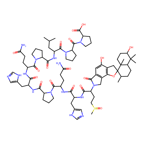 Chemical Compound (C76H108N16O18S) structure