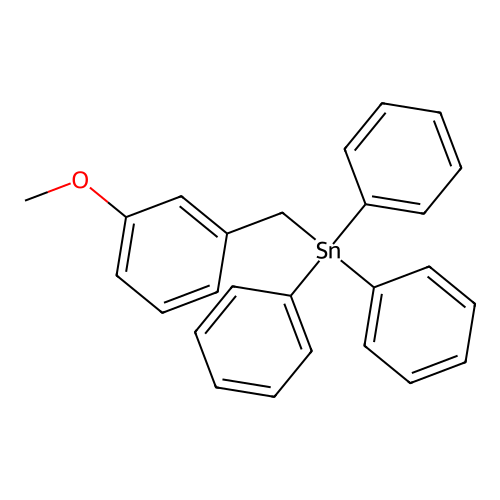 (3-Methoxybenzyl)(triphenyl)stannane structure