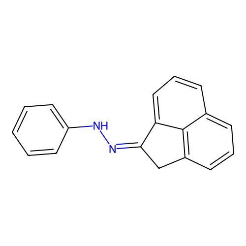 N-[(Z)-2H-acenaphthylen-1-ylideneamino]aniline structure