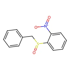 Benzyl 2-nitrophenyl sulfoxide structure