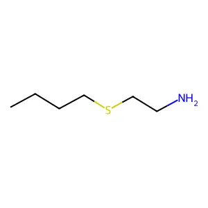 Ethanamine, 2-(butylthio)- structure