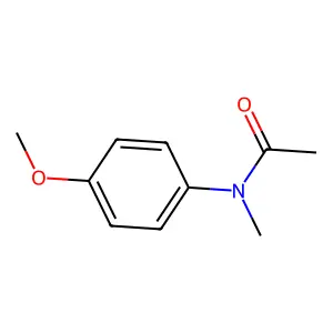 N-(4-甲氧基苯基)-N-甲基乙酰胺 structure
