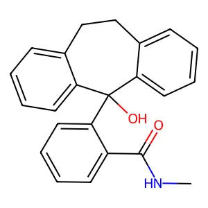 2-(11-hydroxy-5,6-dihydrodibenzo[1,2-a:1',2'-e][7]annulen-11 structure