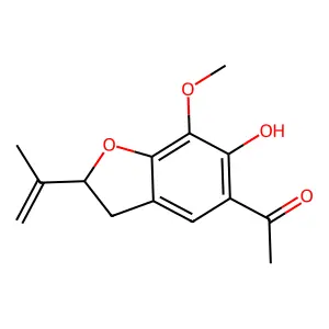 Benzofuran deriv (herz) structure