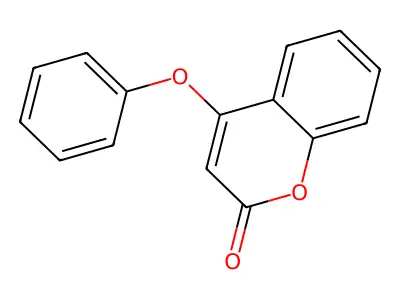 4-Phenoxy-2H-1-benzopyran-2-one structure