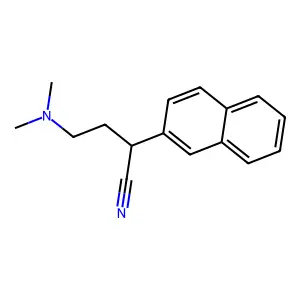 4-(Dimethylamino)-2-(naphthalen-2-yl)butanenitrile structure