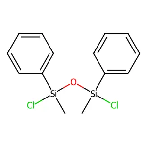 Disiloxane, 1,3-dichloro-1,3-dimethyl-1,3-diphenyl- structure