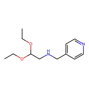 N-(2,2-二乙氧基乙基)吡啶-4-甲胺 structure