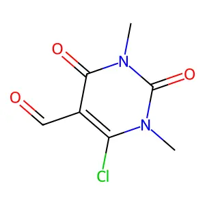 6-Chloro-5-formyl-1,3-dimethyluracil structure