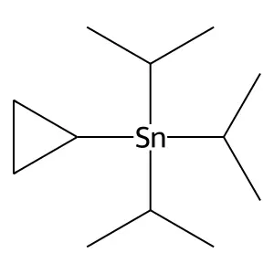 Cyclopropyltriisopropylstannane structure