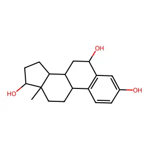 6beta-Hydroxyestradiol-17beta structure