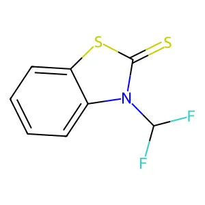 3-(Difluoromethyl)-2,3-dihydro-1,3-benzothiazole-2-thione structure
