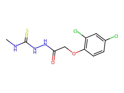1-[[2-(2,4-Dichlorophenoxy)acetyl]amino]-3-methylthiourea structure