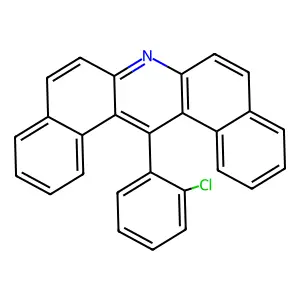 Dibenzo(a,j)acridine, 14-(2-chlorophenyl)- structure