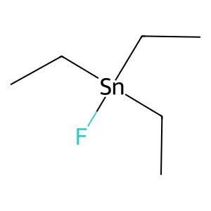 Triethyl(fluoro)stannane structure