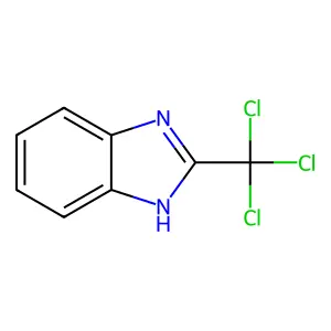 Benzimidazole, 2-trichloromethyl- structure