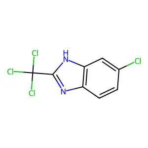 5-chloro-2-(trichloromethyl)-1H-benzimidazole structure