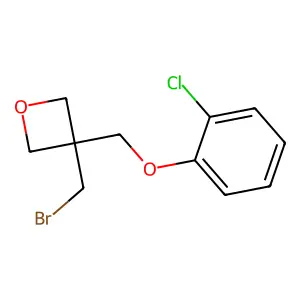 3-(Bromomethyl)-3-((2-chlorophenoxy)methyl)oxetane structure