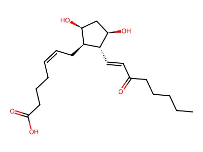 8-异-15-酮基前列腺素F2α structure