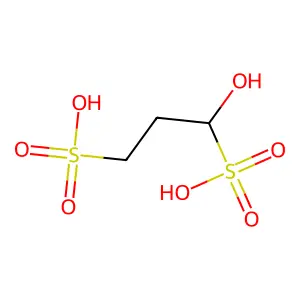 1-Hydroxy-1,3-propanedisulfonic acid structure