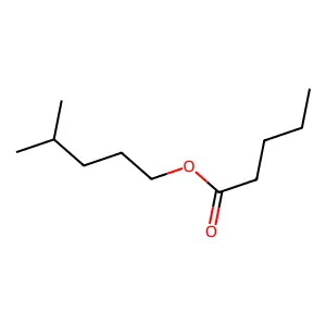 4-Methylpentyl pentanoate structure