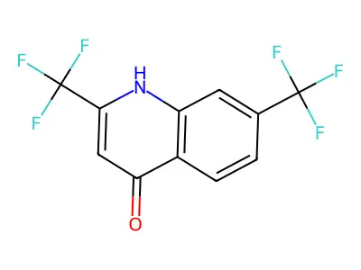 2,7-Bis(trifluoromethyl)quinolin-4-ol structure
