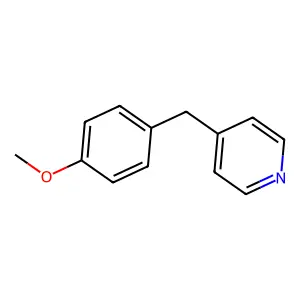 4-(p-Methoxybenzyl)pyridine structure