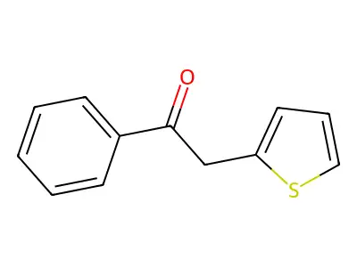 1-Phenyl-2-(thiophen-2-yl)ethanone structure