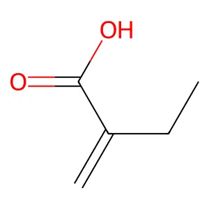 2-乙基丙烯酸 structure